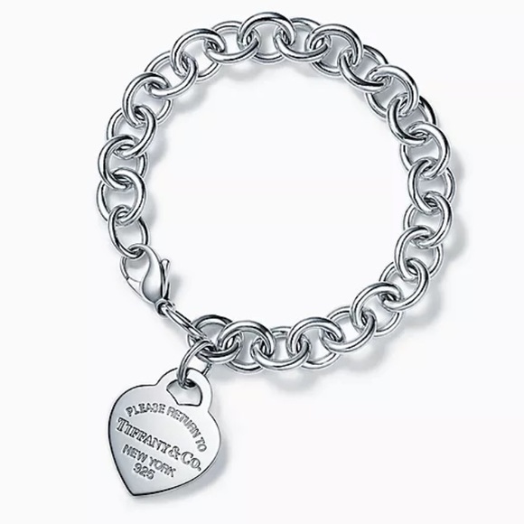 Tiffany & Co. Jewelry Tiffany Co Heart Chain Link Bracelet Poshmark